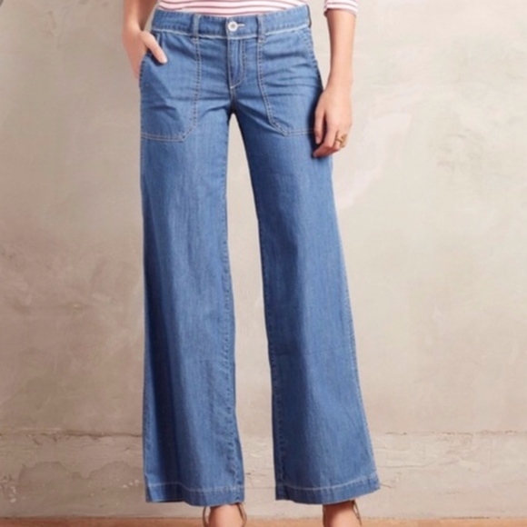 Anthropologie Denim - Anthro | Pilcro | Wide Leg Flare Pants
